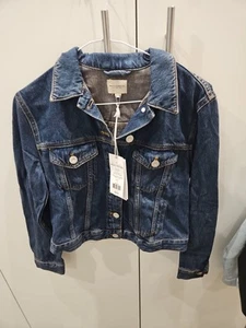 French Connection Womens Denim Cropped Jacket. Size 10 - Picture 1 of 6