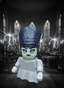 3D Printed Bride of Frankenstein Medium Scale 6"- 8" Chunk - Picture 1 of 6