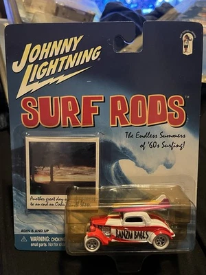 Johnny Lightning 1:64 1932 Ford Coupe Banzai Babes White Lightning Surf Rods - image 1 of 4