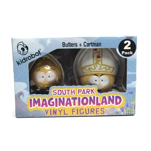 South Park Imaginationland Butters & Cartman Vinyl Figures Kidrobot New - Picture 1 of 7