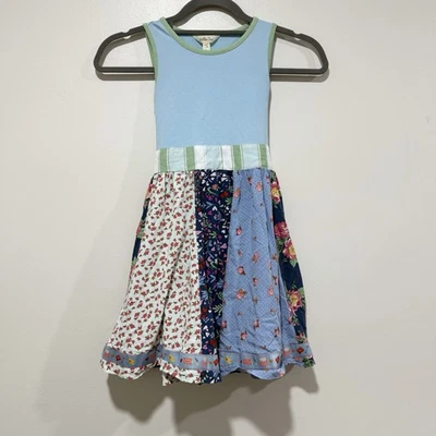 Vestido MATILDA JANE Niñas Brillante Floral Azul Atrapasueños Talla 8 Foto 1 de 3