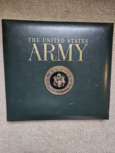 US Army Military Scrapbook Photo Album Bonded Leather Metal Die Cast K & Company - Picture 1 of 13