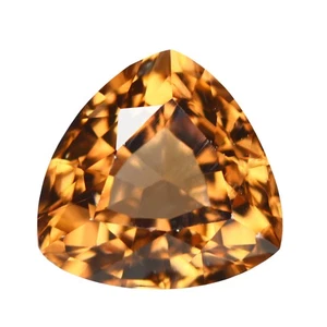 1.73 Ct Superb Trillion 6.3 x 6.3 MM Brownish Red Madagascar Natural Zircon - Picture 1 of 5