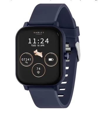 RADLEY S 46 Blue Silicone Strap,Blue Case, Calling, Fitness and Health Tracking  - Image 1 of 4