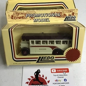 LLEDO DAYS GONE WHITE 1930 AEC OXFORD TRASPORTO PROMO PULLMAN AUTOBUS 1/50 MIB INGHILTERRA - Foto 1 di 2