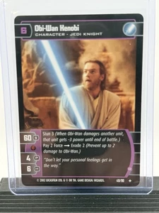 STAR WARS TCG WOTC SITH LEVANTAMIENTO OBI-WAN KENOBI 49/90 - Imagen 1 de 2
