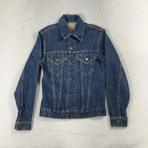 Vintage 70s Levi’s Men’s Denim Blue Jeansjacke - Size 34 70505 0217 Made In USA - Bild 1 von 6