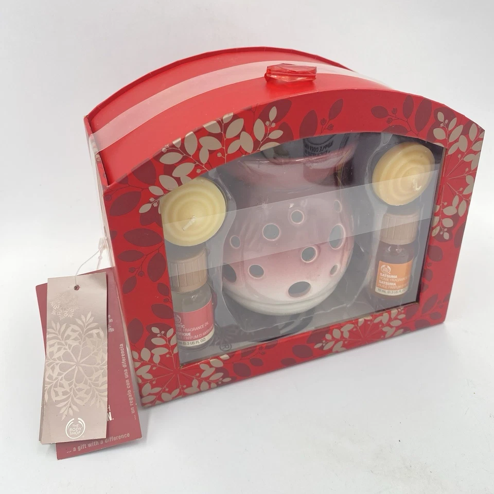 The Body Shop Satsuma & Exotic Totalmente Tropical Home Fragancia Aceites Set RARO! Foto 1 de 4