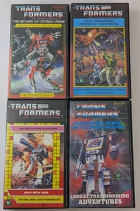 Vintage Transformers Cartoon VHS x4 Original 80er Jahre - Bild 1 von 24