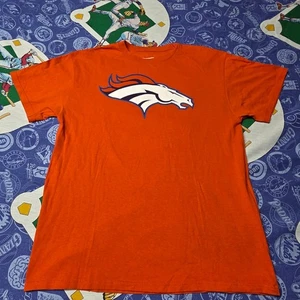 Denver Broncos T-Shirt Herren Large Peyton Manning 18 NFL Team Apparel Orange - Bild 1 von 7
