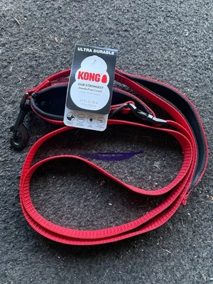 Correa manos libres nueva Kong 6 pies roja más fuerte. Foto 1 de 2