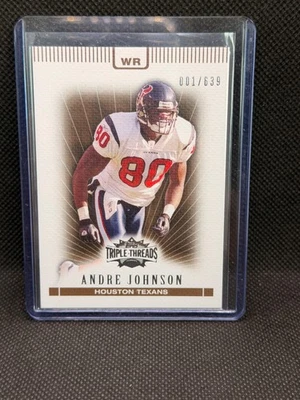 Andre Johnson 2007 Topps Triple Threads #62 Sepia /639 Houston Texans - Image 1 of 2