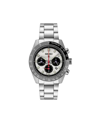 Seiko SSC911 Cronografo Solare Uomo Acciaio Inox Argento 41,4mm Originale Nuovo - Immagine 1 di 4