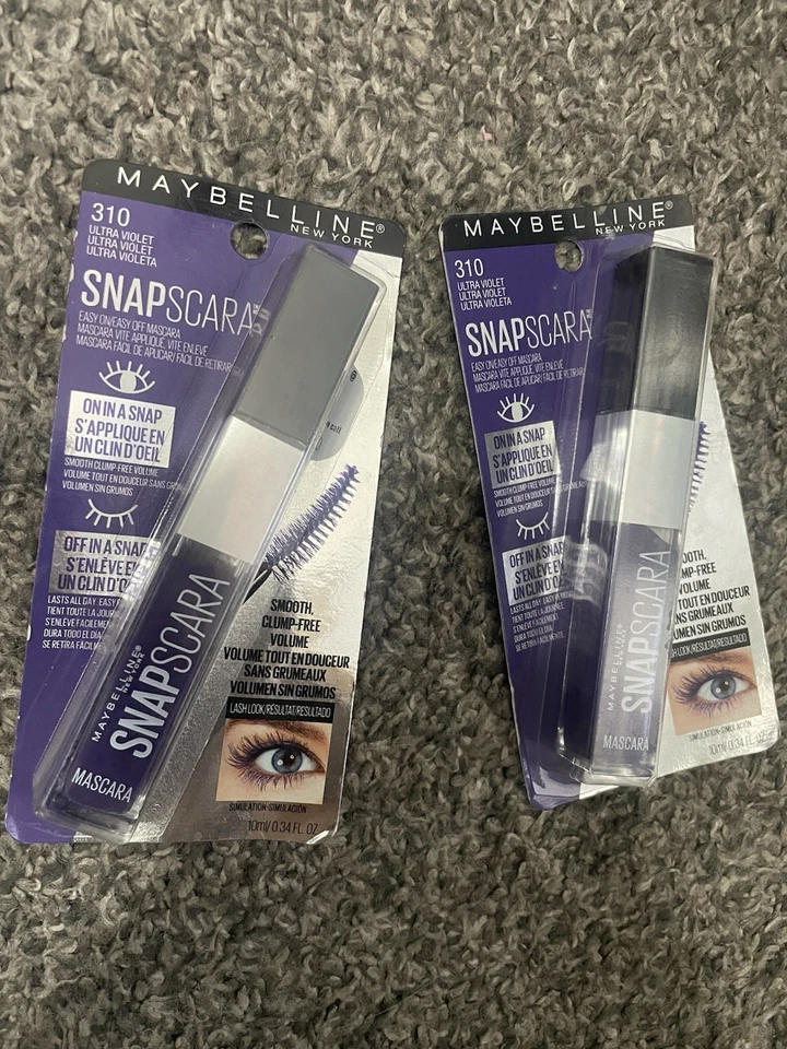 New York Snapscara Washable Mascara 310 Ultra Violet 2 Pieces