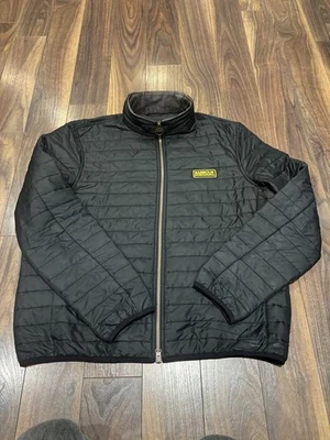 Barbour International Men’s Quilted Jacket (Black, L) - Image 1 of 4