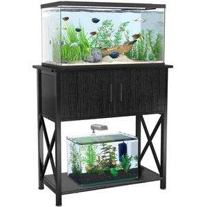 29 Gallon Aquarium Stand, Metal Fish Tank Stand with Cabinet Storage, for 20 ... - Picture 1 of 8