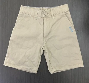 U.S.POLO ASSN Boys Sz 4 Khaki Shorts School Uniform Flat Front - Picture 1 of 9