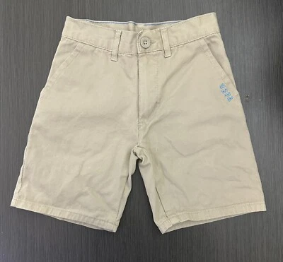 Pantalones Cortos U.S.POLO ASSN Niños Talla 4 Caqui Uniforme Escolar Frente Plano Foto 1 de 4