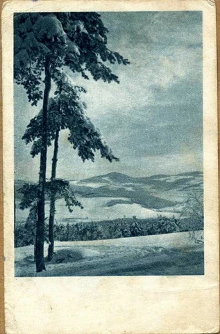 Latvia 1943 Greetings For New Year Postcard w/Liepaja Cancel Gaisinkalns? Cover