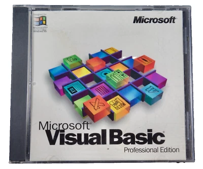 Microsoft Visual Basic Professional Edition 4.0 UPGRADE & CD Key Windows 95 - Image 1 of 4
