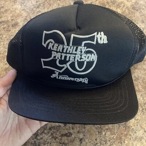 Vintage Keathley Patterson 25th Anniversary Hat Cap Mesh Trucker Black hat - Picture 1 of 5