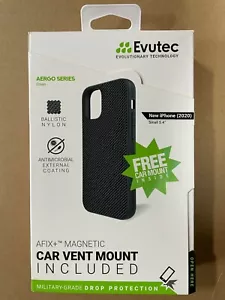 Evutec iPhone 12 Mini Custodia + Supporto Magnetico per Auto Ventilazione - Verde - Foto 1 di 3