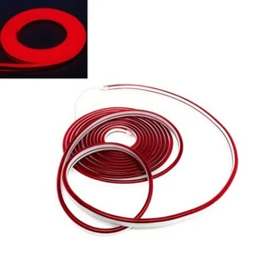 STRISCIA LED LUCE ROSSA PER SCRITTE INSEGNE LUMINOSE STRIP FLESSIBILE 5 MT ROSSO - Foto 1 di 3