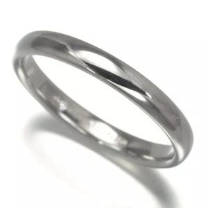 TIFFANY & Co. Forever Platinum 3mm Lucida Wedding Band Ring 9 New - Picture 1 of 5