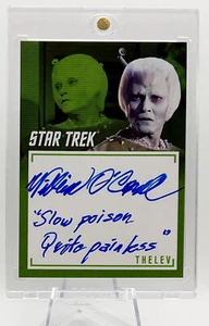2018 Star Trek TOS Captain's Collection: William O'Connell as Thelev - Bild 1 von 2
