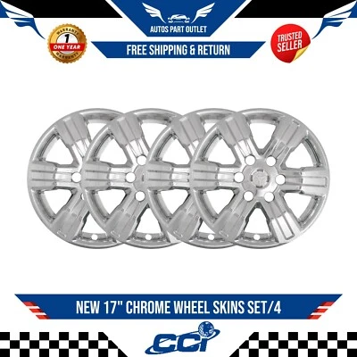 Nuevo juego de cubiertas de rueda cromadas de 17"/4 para Ford Ranger IMP439X 2019-2023 Foto 1 de 2