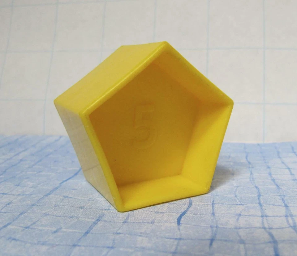 Tupperware TUPPERTOYS Forma O Bola Clasificador Juguete Pieza de Repuesto #5 Pentágono Foto 1 de 1