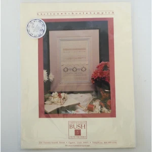 Shepherds Bush Skelton School Sampler Counted Cross Stitch Kit Linen Floss Beads - Picture 1 of 5