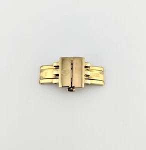Michele 18mm Gold Tone Clasp - Picture 1 of 5