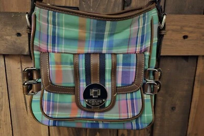 Bandolera vintage Chaps Buffalo Plaid años 90 2000 Y2K **EXCELENTE ESTADO** Foto 1 de 4