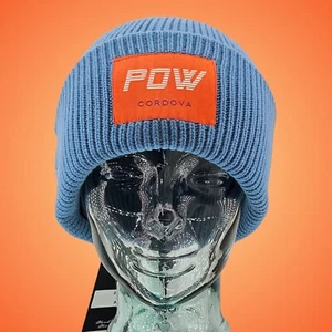 Cordova Hat Beanie Storm Blue Wool & Cashmere Blend The Pow Outdoor - Picture 1 of 6