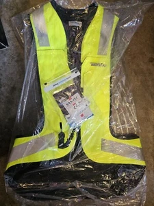 HELITE Turtle 2 - Motorcycle Airbag Safety Vest - Hi Vis - Size XL - Bild 1 von 2