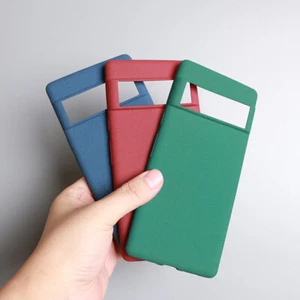 New Silicone Cover Google Pixel 7 Pro 6A 6 5 XL 5A 4A 5G Sand Matte Soft Case - Picture 1 of 17