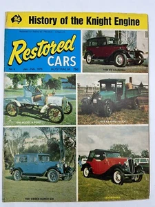 Restored Cars No.8 Jan Feb 1975 Australia Ford VX Vauxhall Vintage Magazine Book - Picture 1 of 1