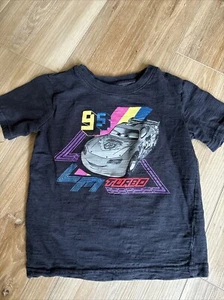 Disney cars Black T Shirt 2T Toddler Boy Retro Boys - Picture 1 of 3