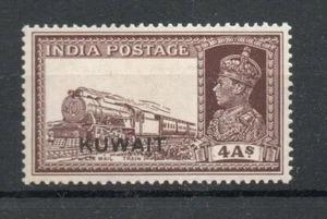 KUWAIT SG 43 1939 GVI TRAIN STAMP 4 a MNH - Picture 1 of 2