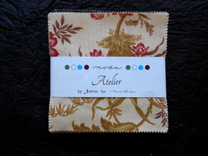 Moda Charm Pack 42 Pcs ATELIER 5" Square Quilt Craft Fabric French Country - Bild 1 von 3