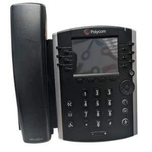 Polycom VVX 410 HD Business Media IP Desk Phones POE, No Cord For Headset. - Picture 1 of 4