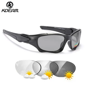 KDEAM Occhiali da sole fotocromatici visione notturna polarizzati uomo da guida - Picture 1 of 16