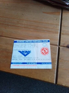 Football Ticket Stub Dundee United v Glasgow Rangers 9th May 1998 - Picture 1 of 2