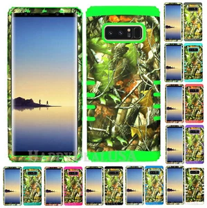 Funda protectora de silicona híbrida KoolKase para Samsung Galaxy Note 8 - camuflaje Mossy 10 - Imagen 1 de 6