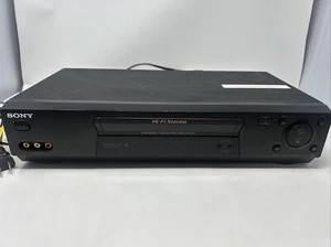 Sony SLV-N77 VCR VHS Player Recorder 4 Head Hi-Fi Stereo no Remote *WORKS GREAT* - Picture 1 of 5