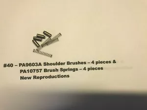 American Flyer Parts- PA9603A Brushes & PA10757 Springs #40 - Picture 1 of 1