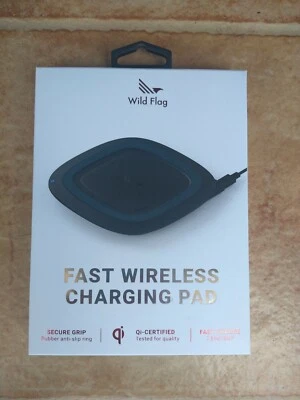 Wild Flag 10W / 7.5W  Qi Wireless Charging Pad - Black - Image 1 of 3