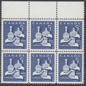 Canada - #444 Christmas Block Of Six - MNH - Picture 1 of 1