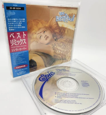 CYNDI LAUPER The Best Remixes Japan Exclusive Vintage CD 20 8P 5224 w/OBI 1989 - Image 1 of 4